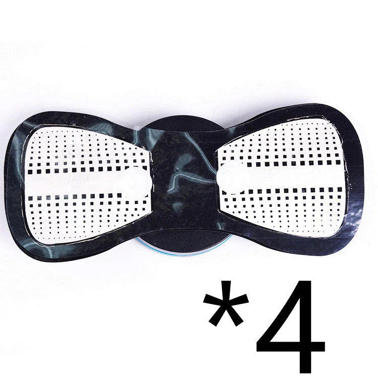 HQ-185 Mini Electric Shoulder and Neck Massager in black with massage patch