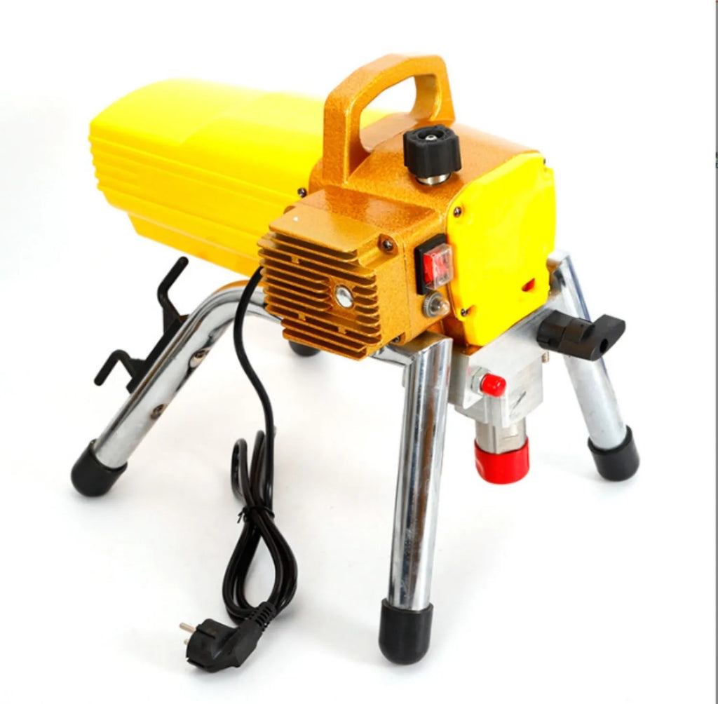Blue portable electric airless spraying machine with extension rod and accessories