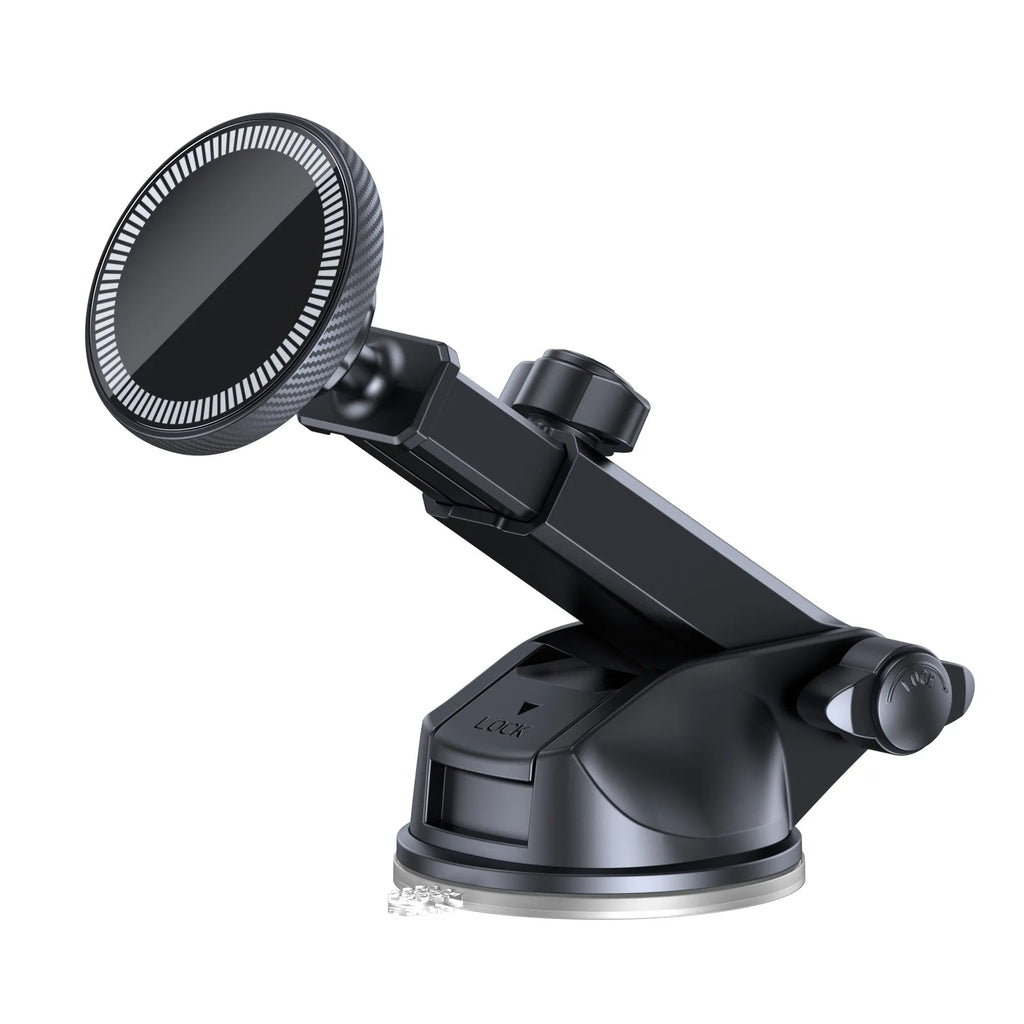 Metal car air outlet magnetic phone holder with hook attachment for navigator use