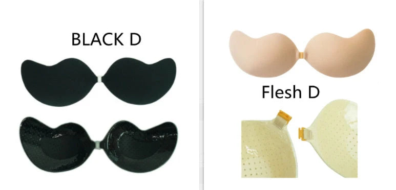 Deep V Invisible Bra with Mango Cup for seamless support under swimwear or dresses