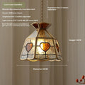 American retro style brass small droplight for bedroom or dining room with love crown light colour