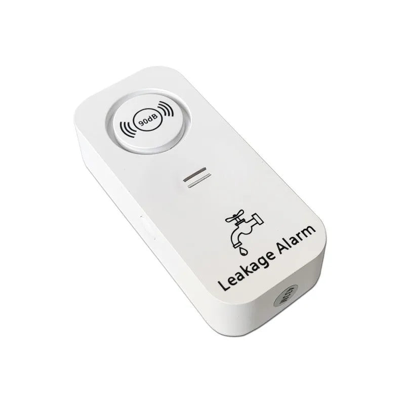 Independent overflow sensor alarm unit for water detection in warehouses and homes.