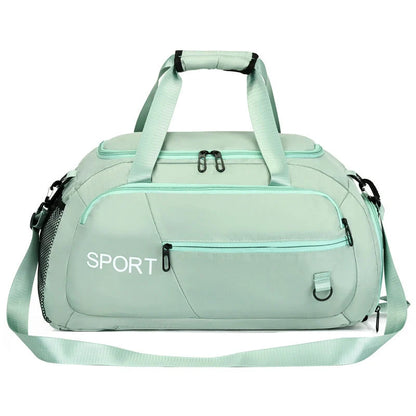Waterproof Oxford fabric sports backpack with separate shoe compartment in multiple colours