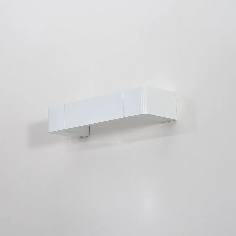 Modern minimalist wall lamp with aluminium shade in white, black, gray, gold colours