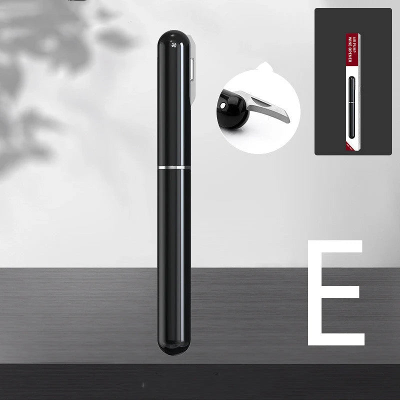 Red wine needle pen-shaped air pressure bottle opener for easy cork removal