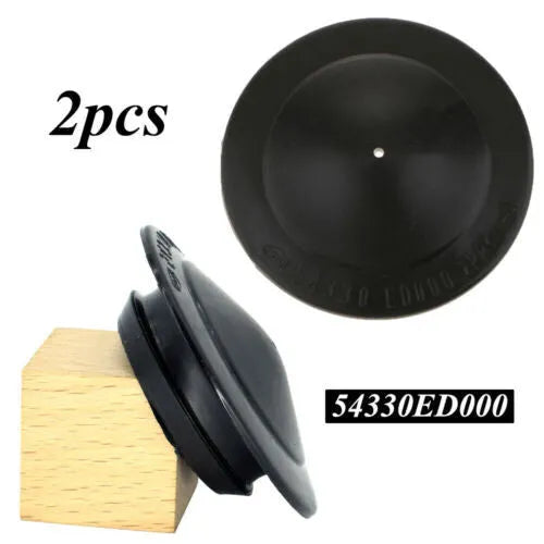 Black plastic Nissan shock-absorbing trim cover weight 14 grams part 54330-ED000