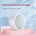 Nano glass 2-in-1 epilator and foot skin grinder device for whole body hair removal