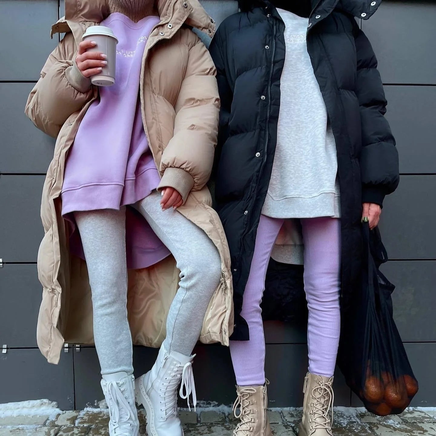 Women's loose-fitting hoodie in light blue, perfect for autumn and winter