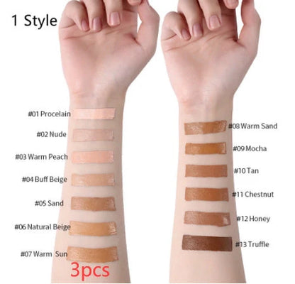 Oil-Control Liquid Foundation Concealer in 13 shades for a flawless matte finish