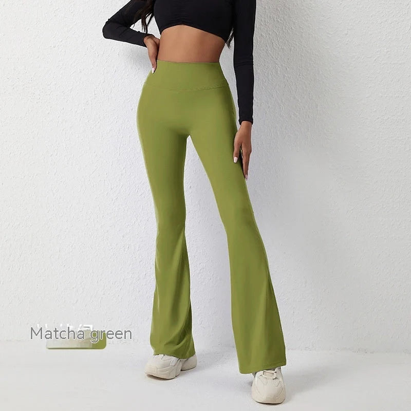High waisted hip lifting tight pants in multiple colours, designed for fitness and everyday wear