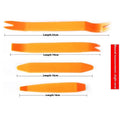 Four piece set of car interior rocker screwdrivers made of 45 manganese steel, packed as one set