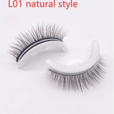 Captivating 3D layered mink-like false eyelashes for bold, voluminous eye makeup looks