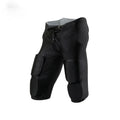 Anti-collision rugby pants men's hockey protective training pant Lycra fabric adult black