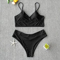 Women two piece bikini swimsuit in polypropylene fibre, multiple colour options, beach wear