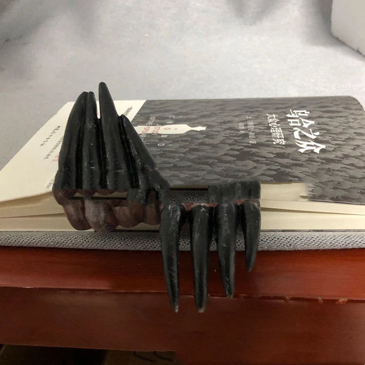 Devil's Hand Resin Bookmark - Unique 3D Design for Spooky Reading