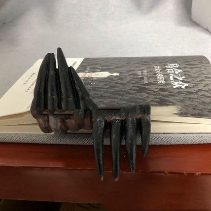 Devil's Hand Resin Bookmark - Unique 3D Design for Spooky Reading