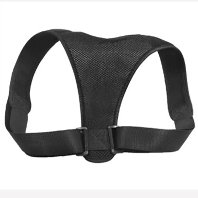 Black posture correction belt made of non-woven fabric, suitable for adults and children, sizes S to XL