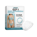 Pack of four dissolvable nano-microneedle skincare patches for targeted treatment.