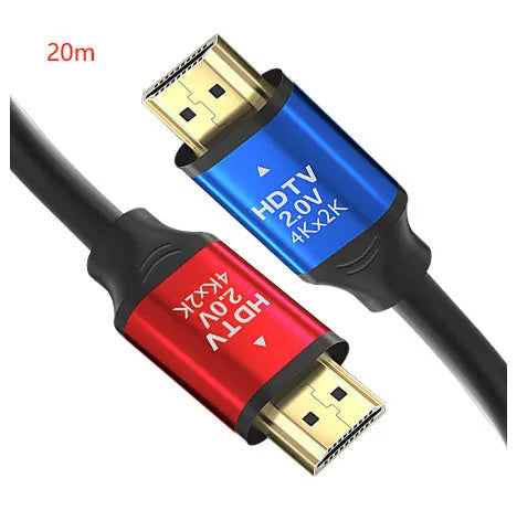 1.5 metre long HDMI cable with aluminium alloy gold-plated connectors on a white background.