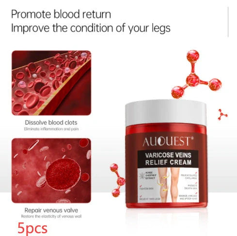 80g Chinese herbal venous cream for leg blood vessel care with three-year shelf life