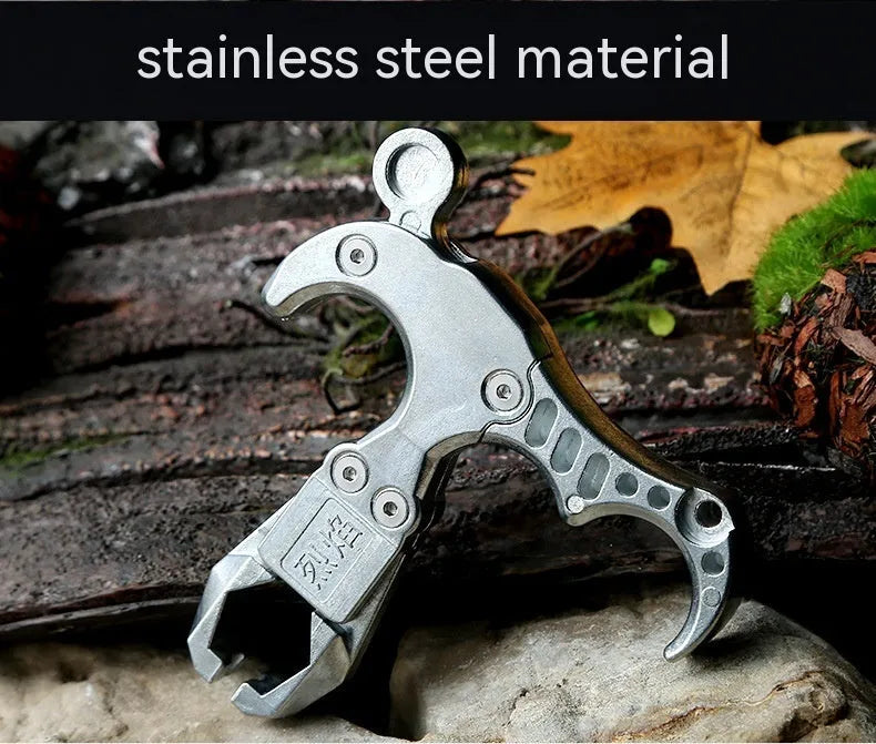 Zinc alloy two-axis archery and harpoon fishing release aid with clip