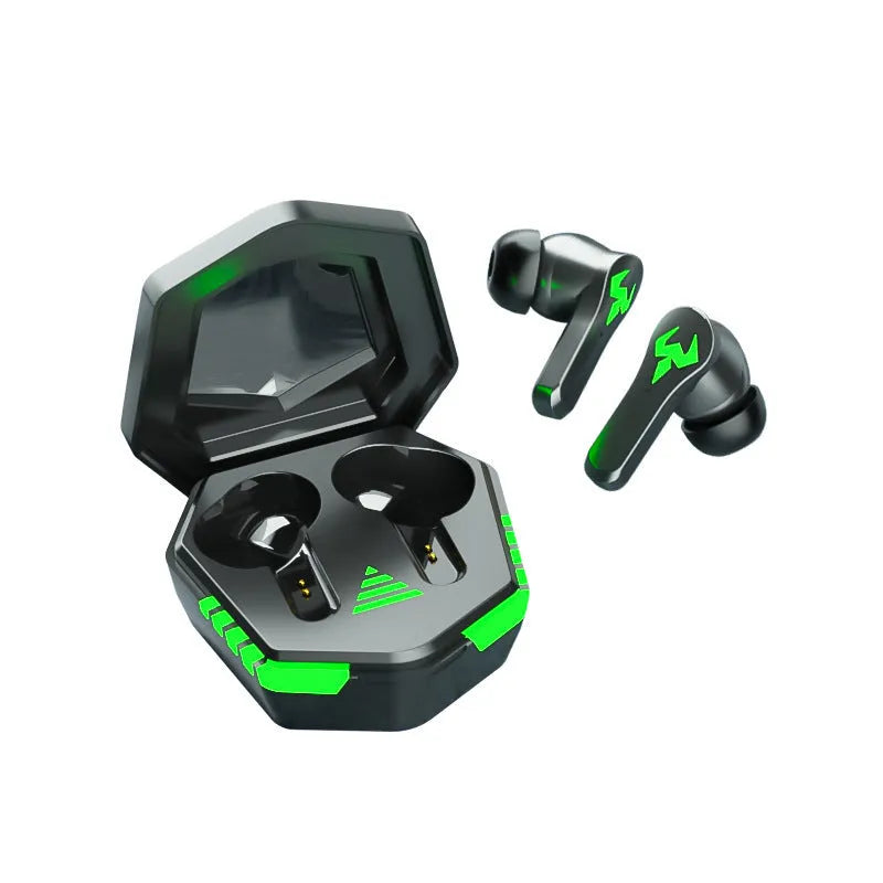 N35 Black and W11 Black wireless Bluetooth in-ear sports stereo earphones.