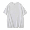 Heavy 230g cotton blend T-shirt with American drop shoulder design in round neck style