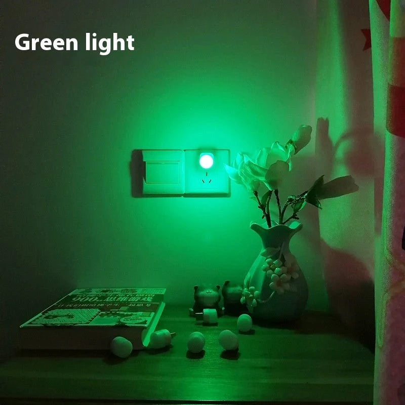 Compact USB LED night light in multiple colours for eye protection and portable use