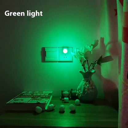 Compact USB LED night light in multiple colours for eye protection and portable use