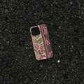 Advanced Pattern Plaid Phone Case for iPhone with anti-fingerprint and floral print back cover