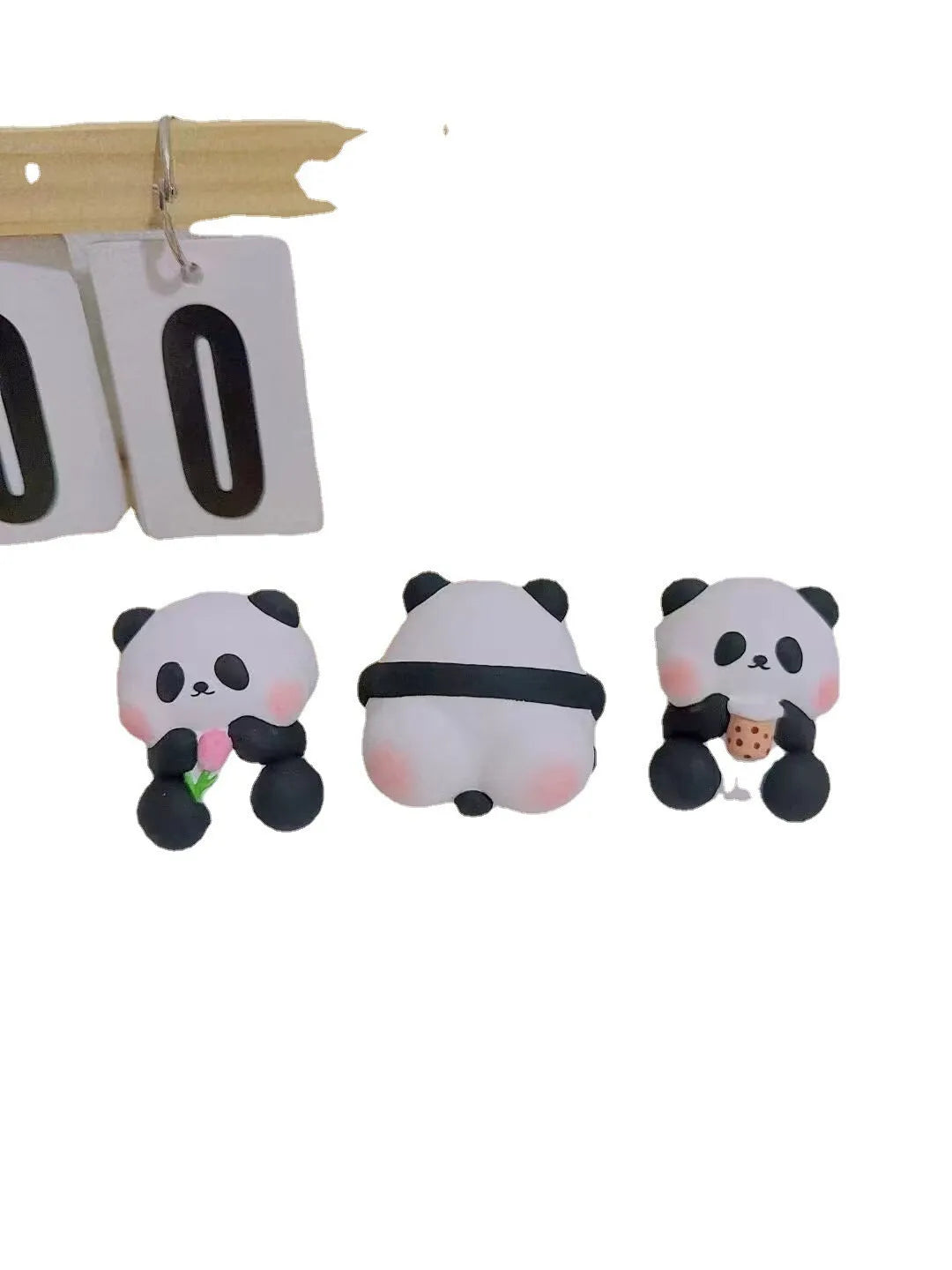 Cute panda car vent perfume decoration for aromatherapy and odour removal