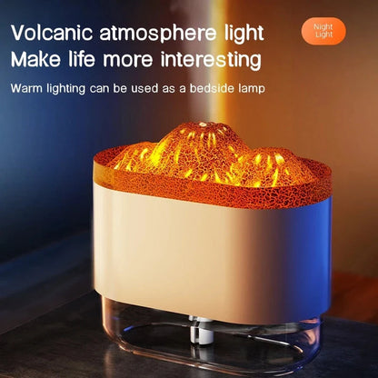 USB Volcano Air Humidifier with colourful LED lamp and 300ml water tank