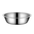 Stainless steel pet bowl in five sizes from 13cm to 22cm for cats and dogs.