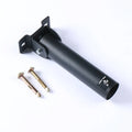 Steel wall-mounted barbell barrel rack with 25 vertical tube slots