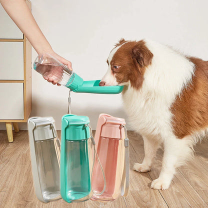 Portable Folding Dog Water Bottle with Large Capacity, Durable and Spill-Proof Design for Hydrating Your Canine Companion on the Go