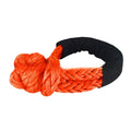 Polymer soft shackle trailer rope with 12mm diameter shown in various colour options