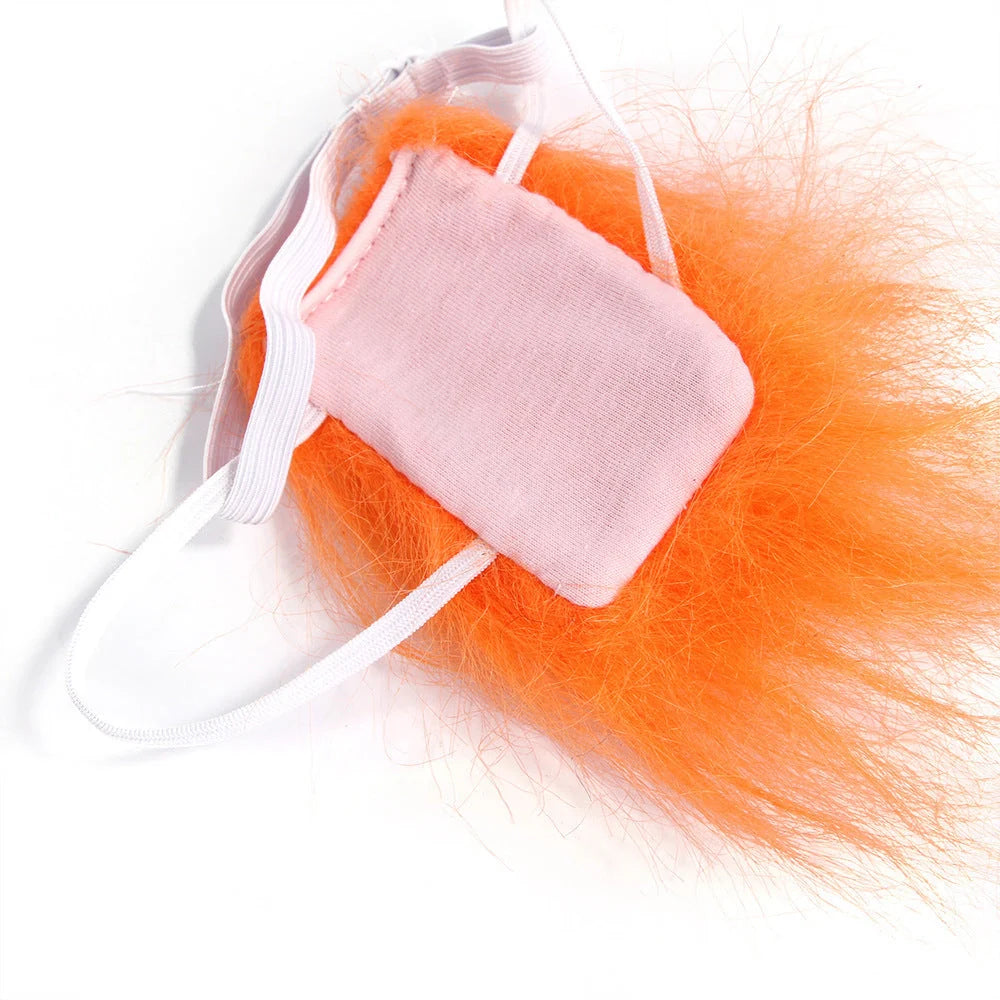 Adjustable dog wig in various colors for cosplay and holiday photos