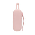 Silicone glasses storage bag in pink colour as a protective case for eyeglasses