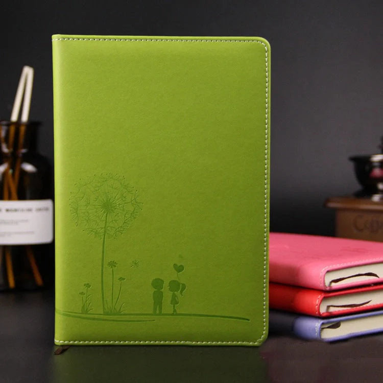 Custom PU Leather Notebook in various colours, perfect for professional and personal note-taking