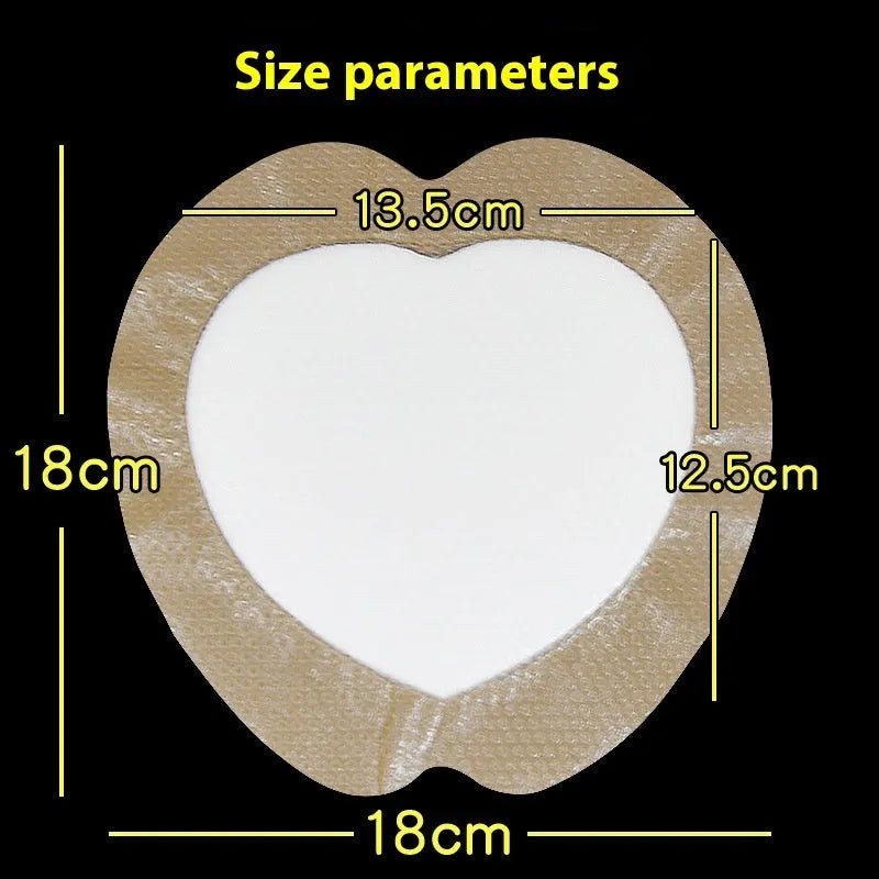 Large skin colour silicone gel foam bedsore sticker dressing for pressure sore prevention