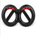 Hand strength training equipment in black with ABS shell, foam grip, spring steel core, 41cm long