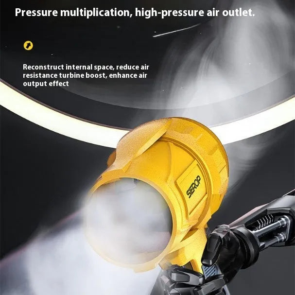 Lithium turbo fan industrial dusting machine storm series 21V 500W 38 m3/min cordless blower with battery and charger