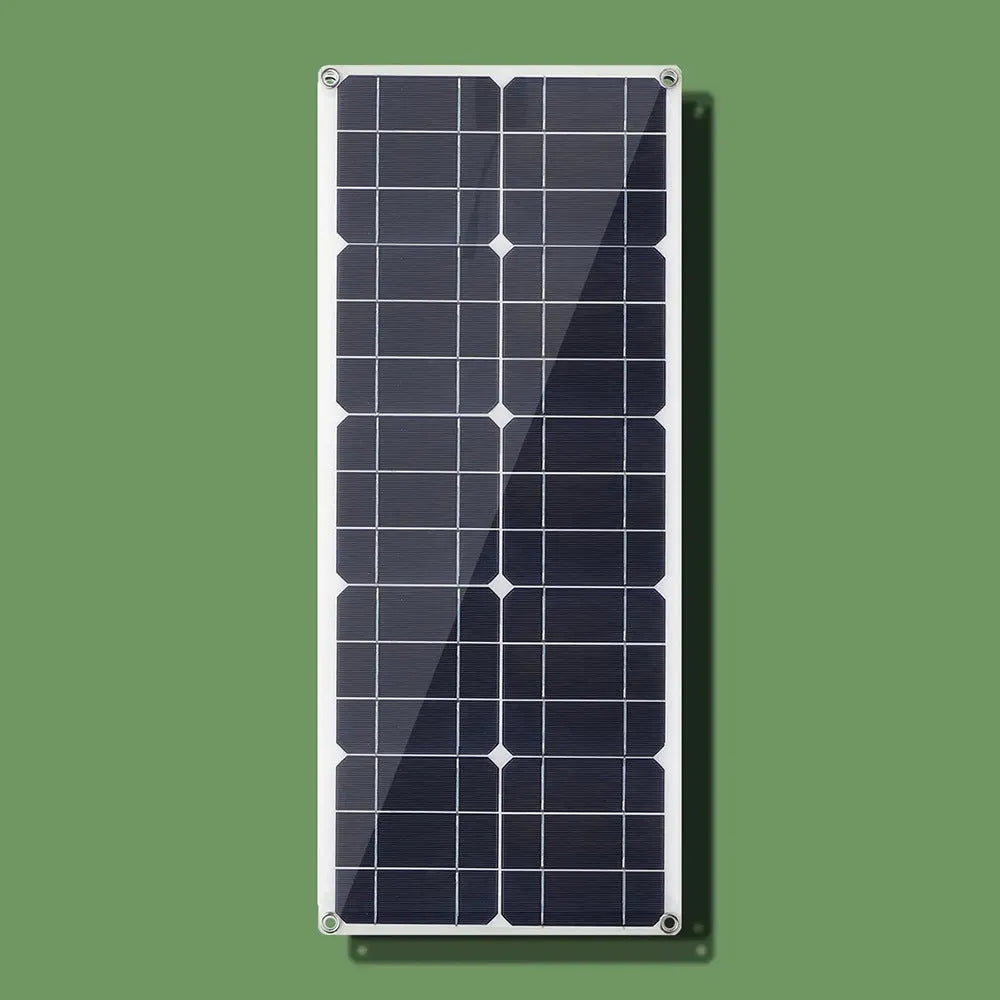30W 18V semi-flexible solar panel for outdoor charging