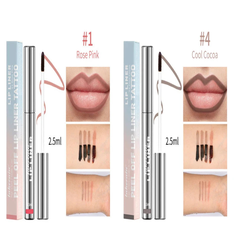 Matte Finish No Stain On Cup Hook Line Lip Stick in various shades