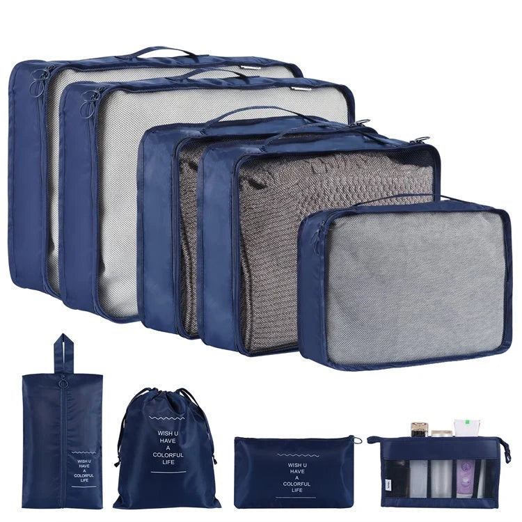 Home Fashion Simple Solid Colour Storage Bag Set in various colours