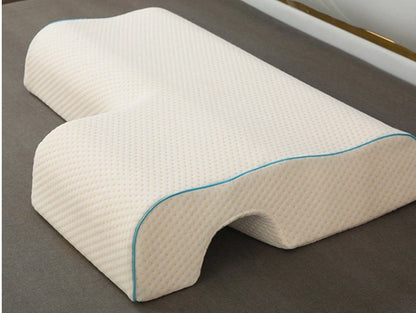 Premium couple memory foam pillow for cervical support and comfortable sleep