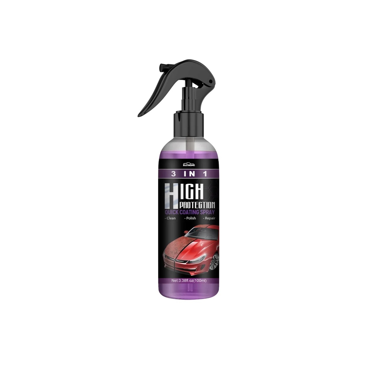 3 In 1 High Protection Fast Car Paint Spray Automatic for quick and easy car paint touch-ups