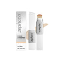 Two-in-one colour changing foundation stick in stick form with three colour options: dark complexion, ivory white, and natural color