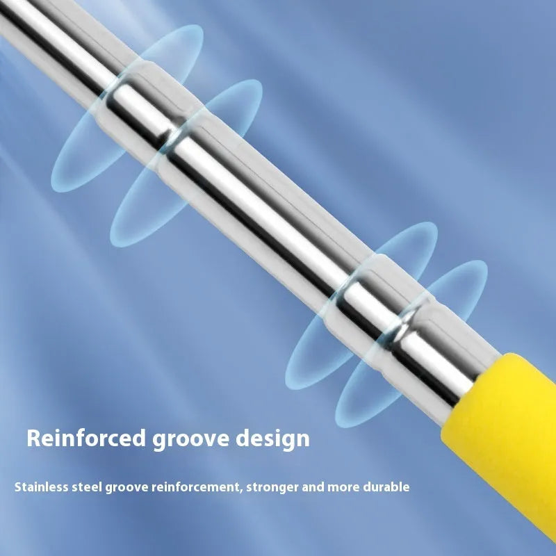 Retractable stainless steel baton teaching pointer in multiple colours for classroom and home use