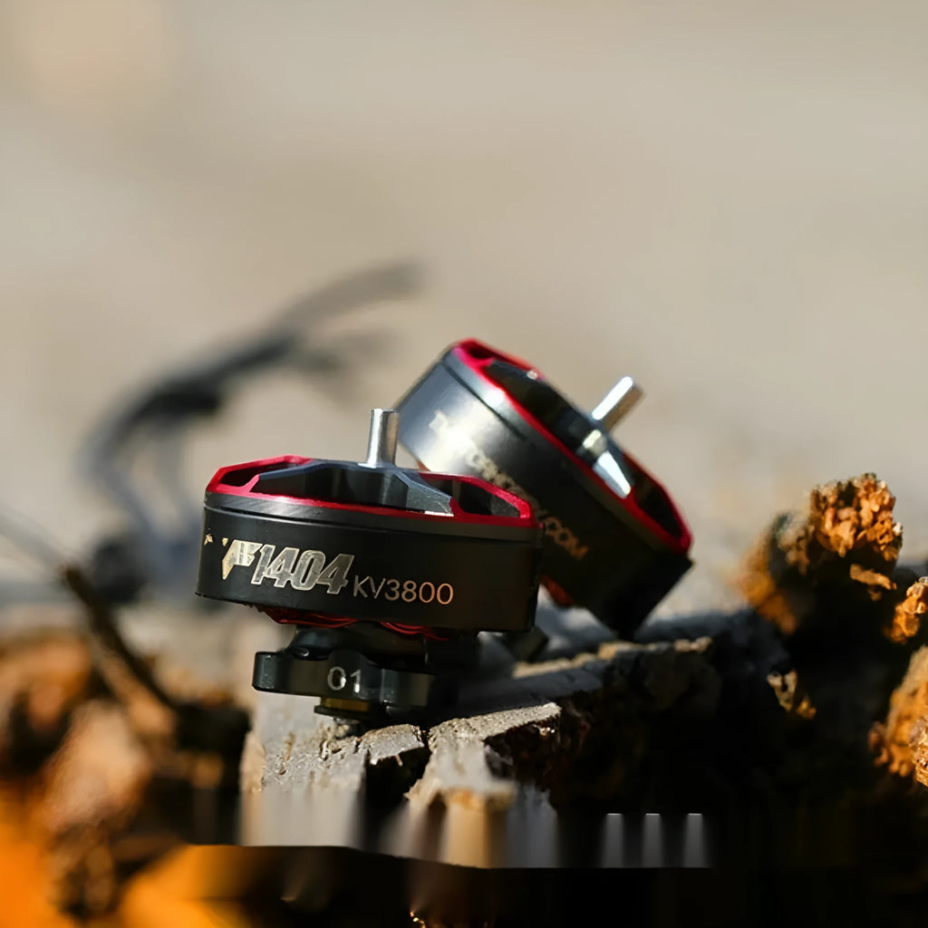 F1404 brushless motor for FPV racing drone, metal housing, KV options available